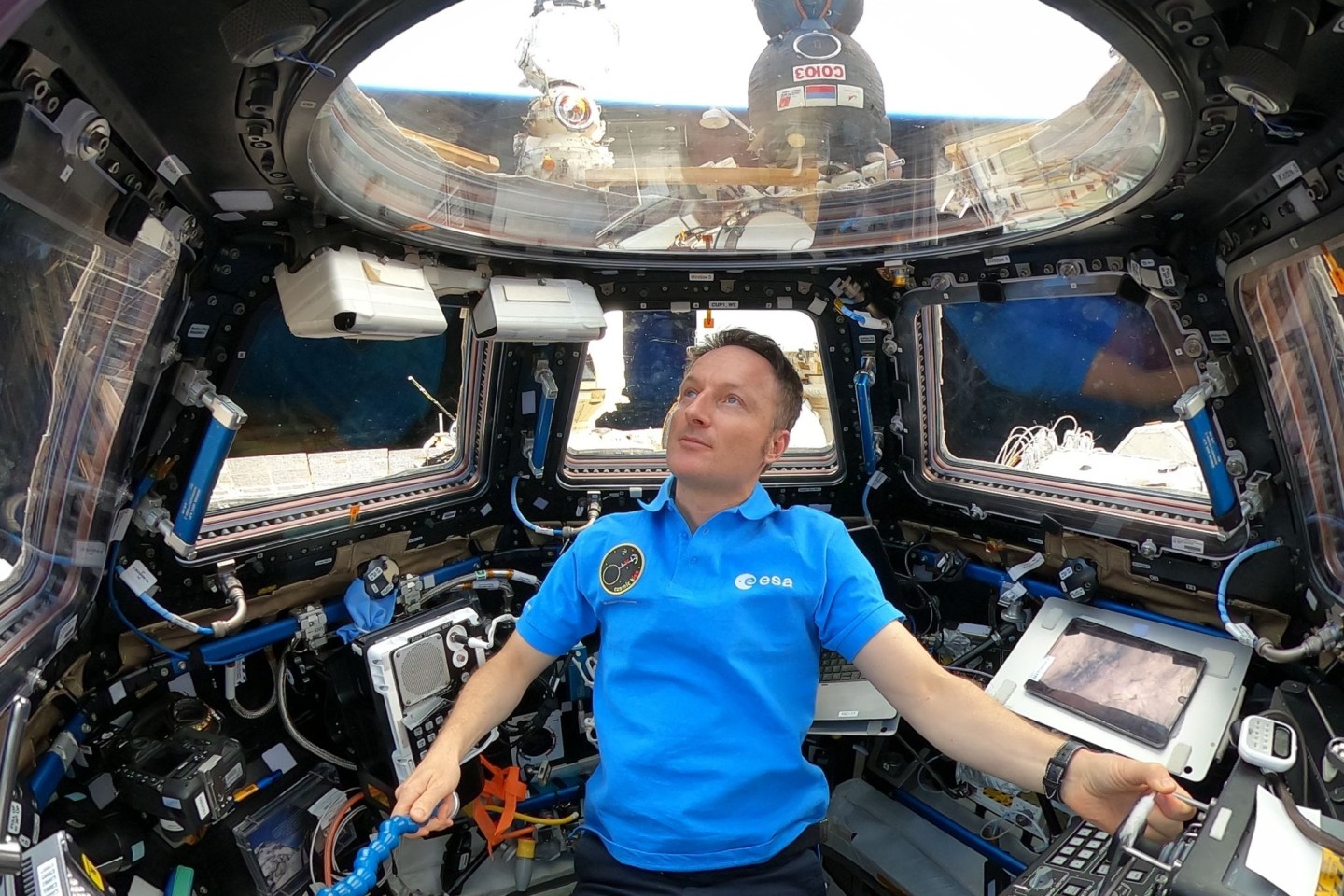 Schäft «wie ein Baby»: Astronaut Matthias Maurer hat auf der ISS keinerlei Schlafprobleme.