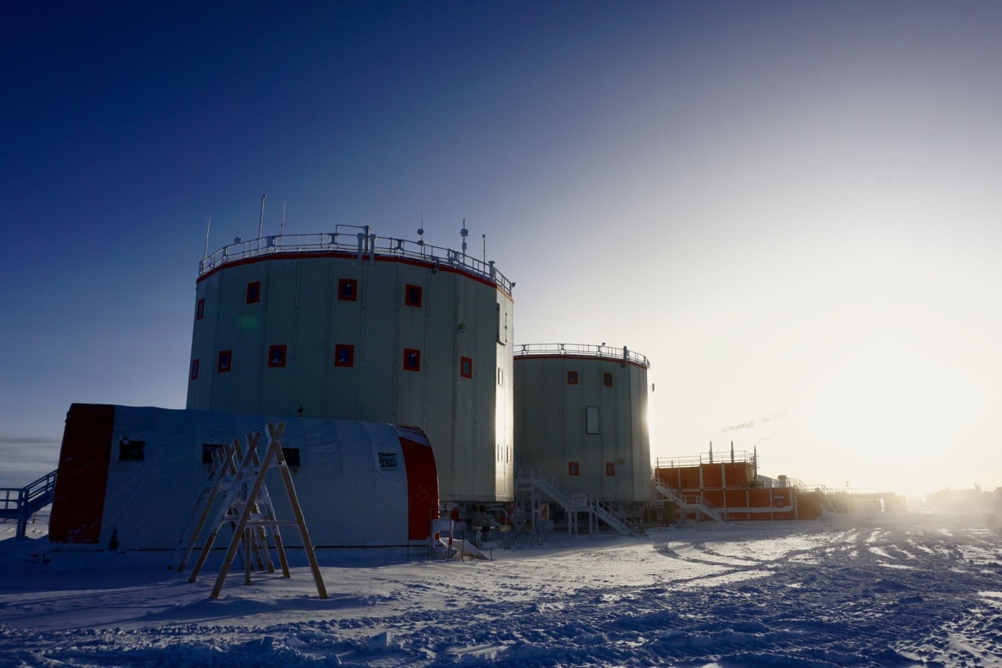 Minus 12 Grad an der Forschungsstation Concordia: Im Osten der Antarktis herrschen zur Zeit vergleichsweise hohe Temperaturen.