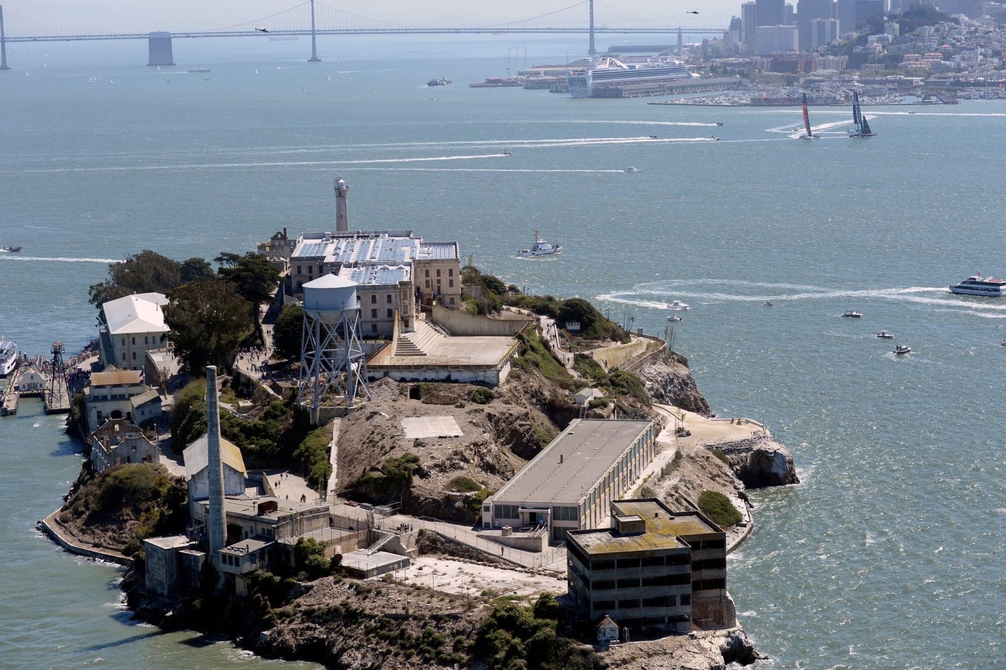 Fast drei Jahrzehnte war das berüchtigte Gefängnis in der Bucht von San Francisco in Betrieb.