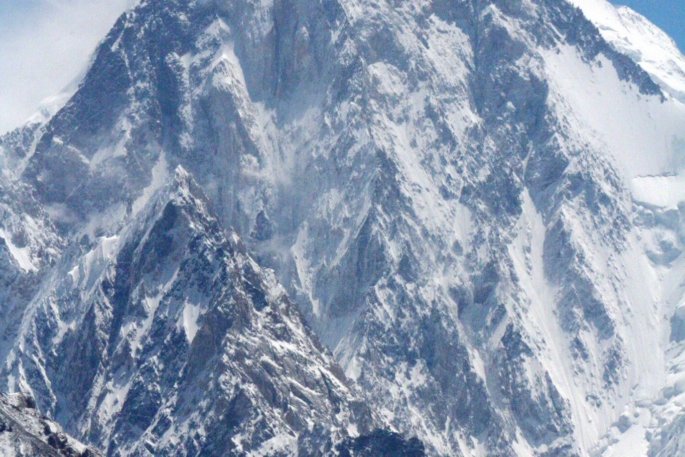 Blick auf den Gipfel des Gasherbrum IV in Pakistan.