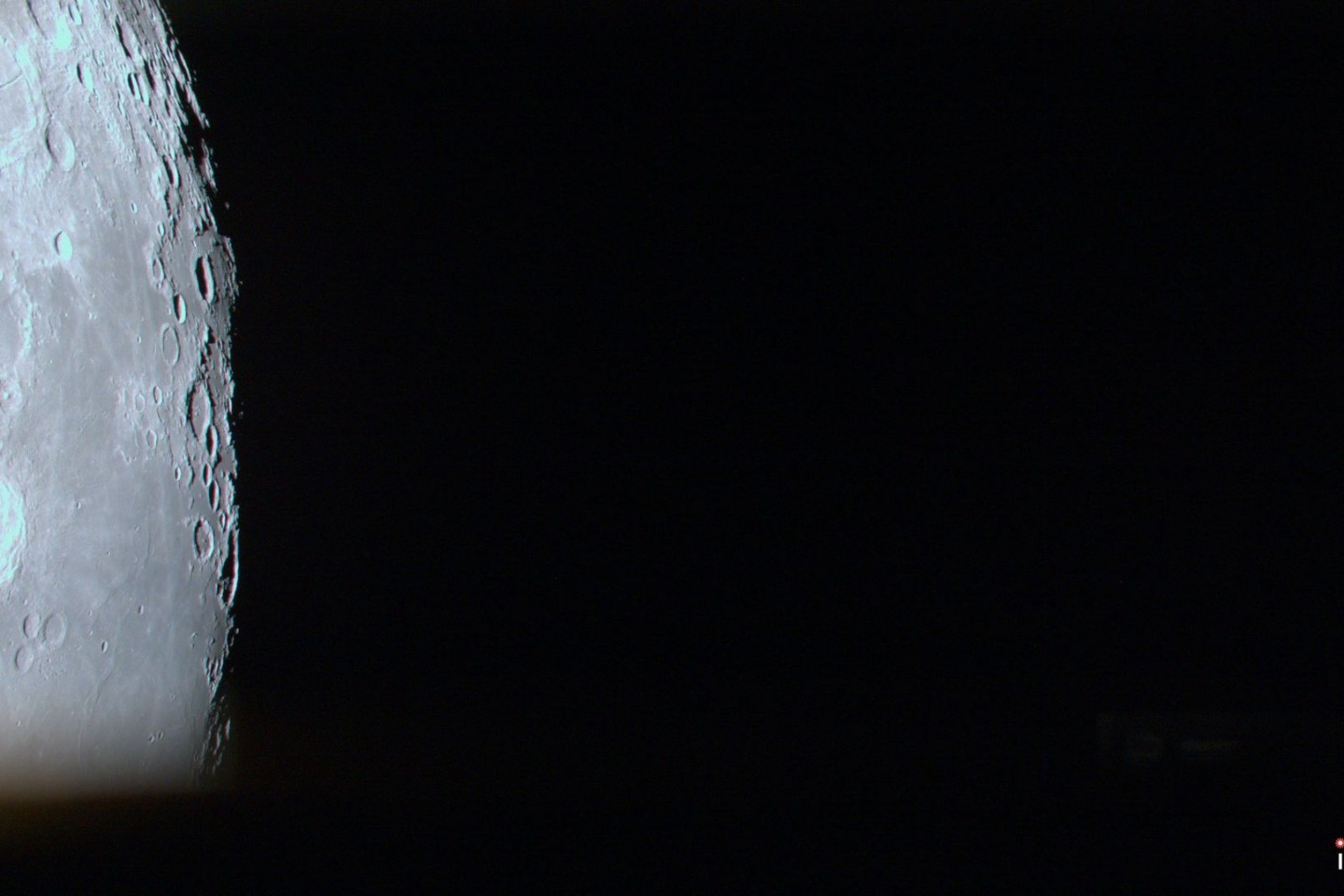 Die Mondoberfläche vom Landegerät der japanischen Hakuto-R Mission aus gesehen. Am 25. April gegen 18.40 Uhr (MESZ) will das junge japanische Raumfahrtunternehmen ispace den Mondlander auf...