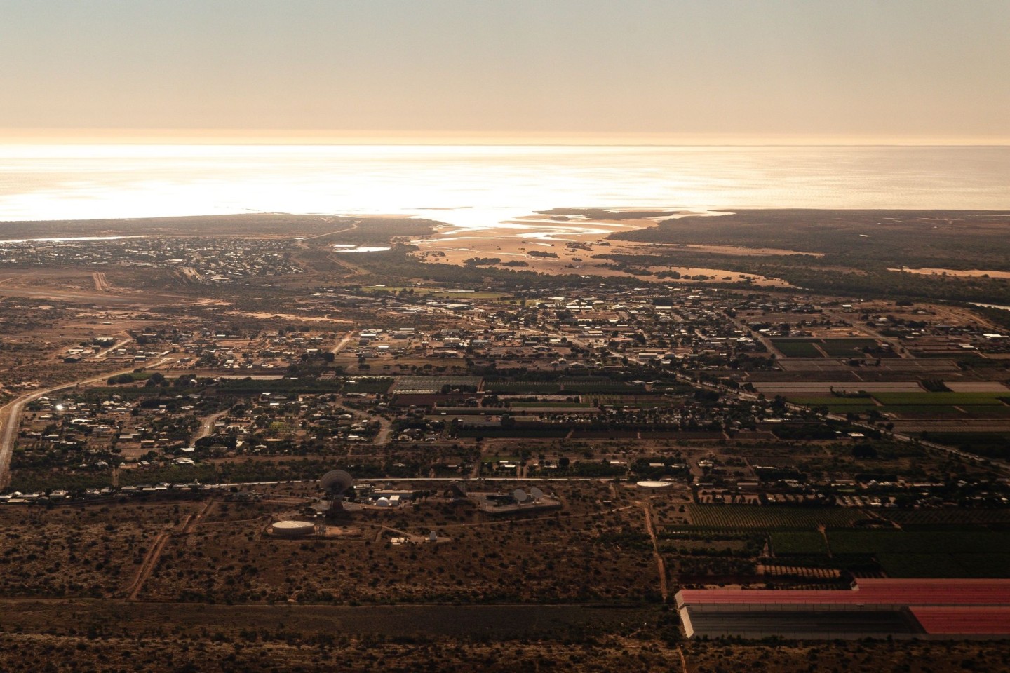 Blick über eine Kleinstadt an der australischen Westküster (Archivbild).