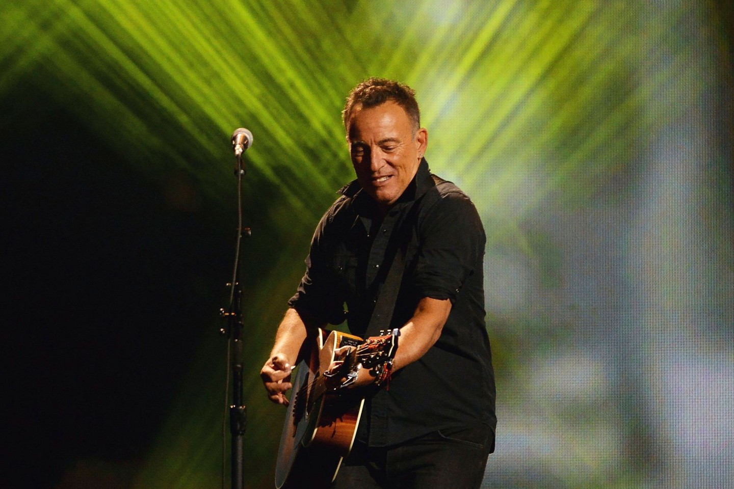 US-Sänger Bruce Springsteen hat sich in New York angesagt.