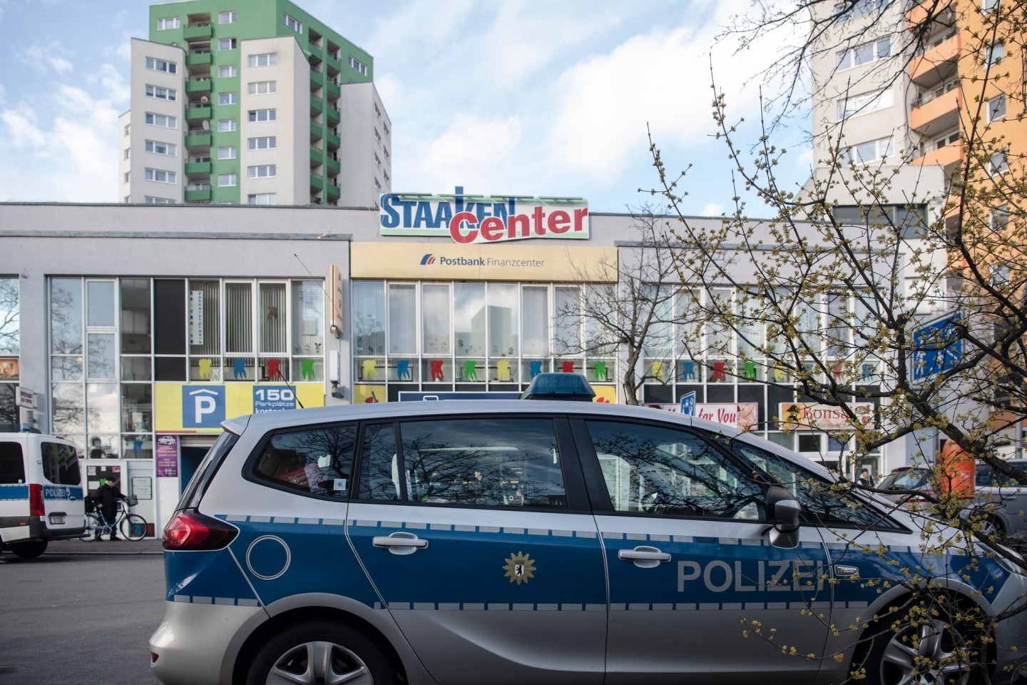 Bei einem Streit zwsichen zwei Männern in diesem Einkaufszentrum in Berlin wurde einer der beiden Männer mit einem Messer lebensgefährlich verletzt.