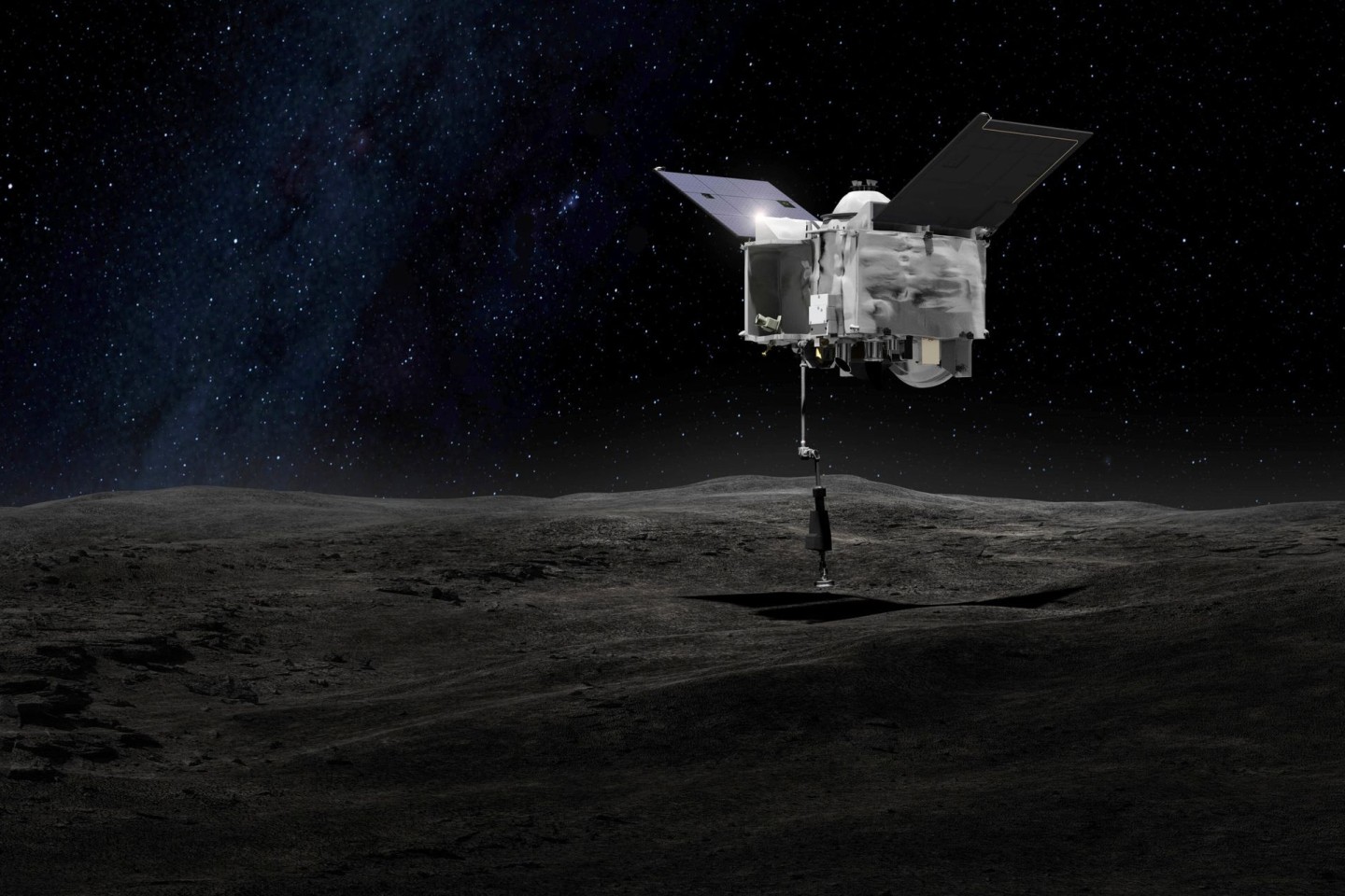 Kann Proben von Asteroiden entnehmen: Die Mission der Nasa-Sonde «Osiris-Rex» wurde verlängert.