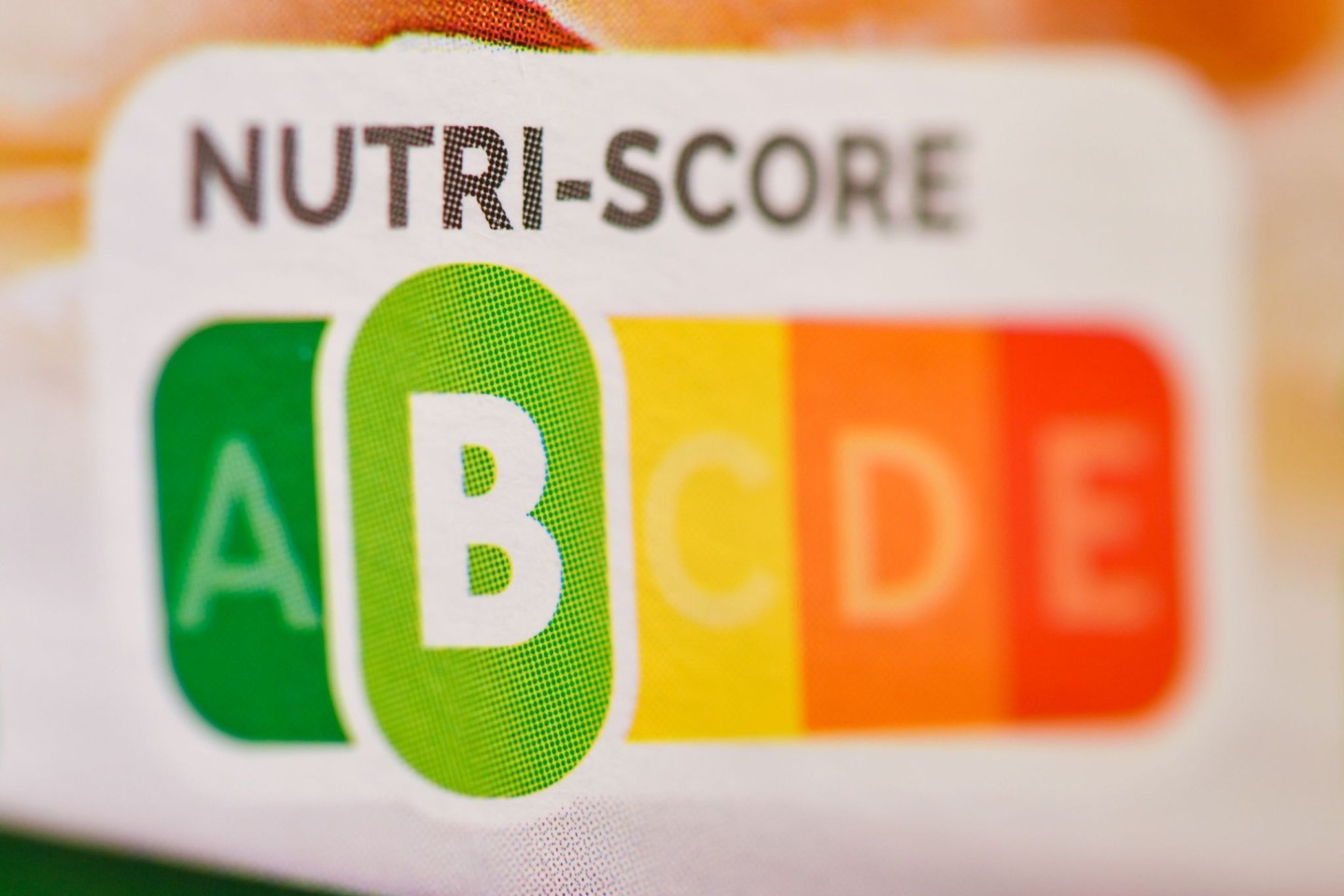 Der sogenannte «Nutri-Score», eine farbliche Nährwertkennzeichnung auf einem Fertigprodukt.