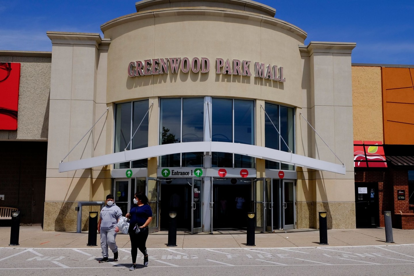 Die Greenwood Park Mall in Greenwood im US-Bundesstaat Indiana.
