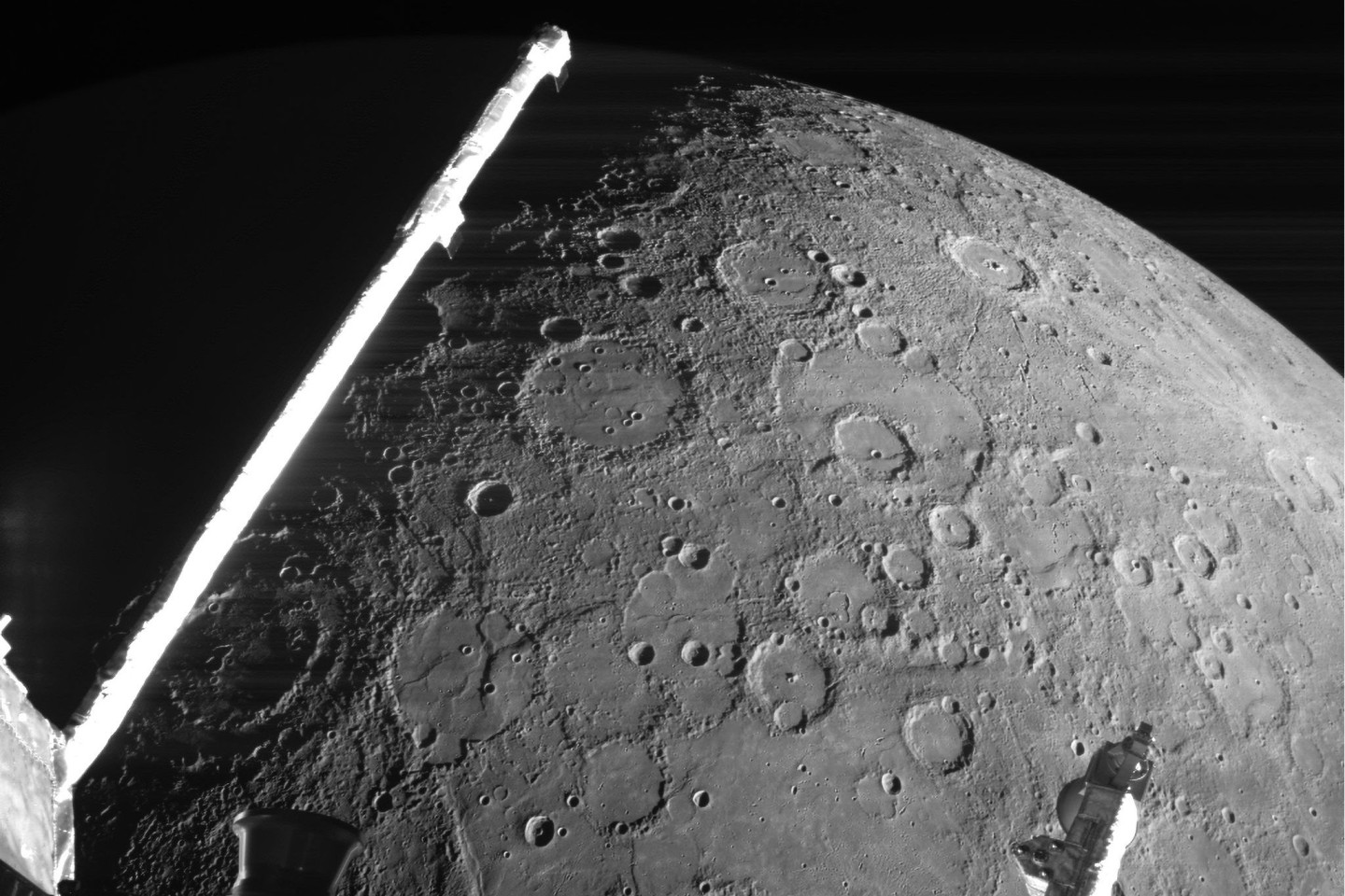 Die Raumsonde «BepiColombo» ist zum zweiten Mal am Merkur vorbeigeflogen.