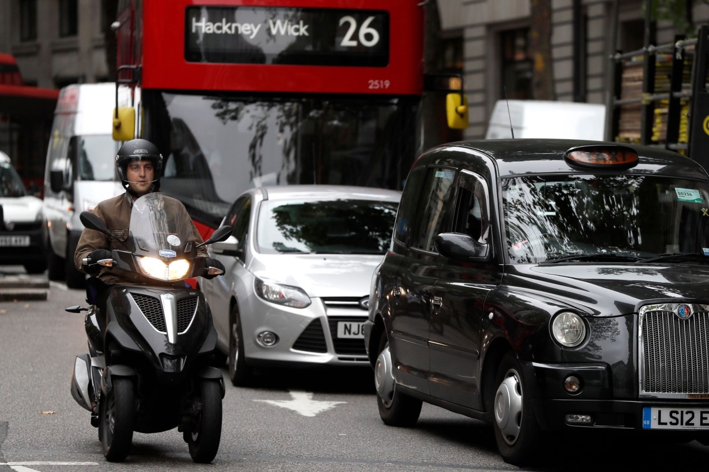 Eine Straße in der Londoner Innenstadt: Möglicherweise gilt hier eine spezielle Emissions-Regelung.