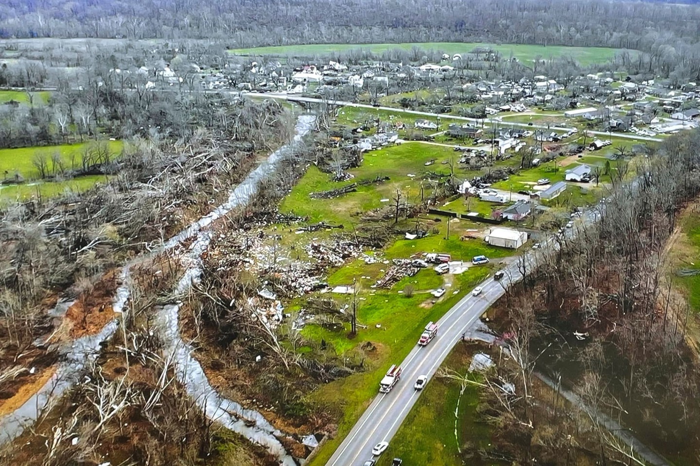 Verwüstung nach dem Sturm: Ein Tornado hat im US-Bundesstaat Missouri mehrere Menschen das Leben gekostet.