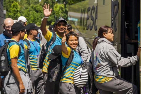 Herzlicher Abschied: Team aus Honduras nach Berlin weitergereist