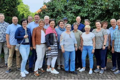 Verler Delegation in Annaburg beim Schloss- und Heimatfest zu Gast