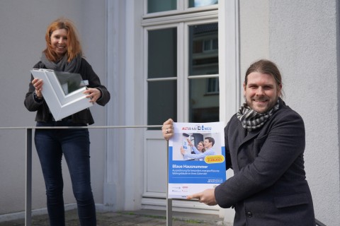 Stadt Verl beteiligt sich am Wettbewerb „Blaue Hausnummer“